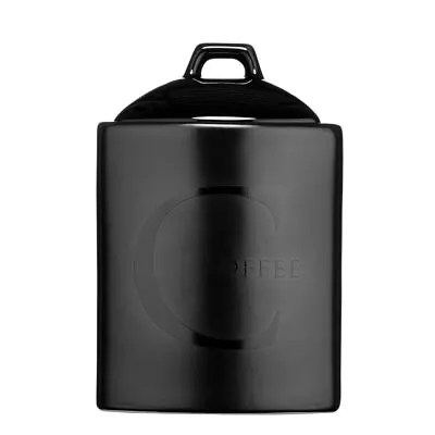 Black Text Coffee Storage Jar Ceramic Also Available Tea/Sugar/Biscuit • £10.49