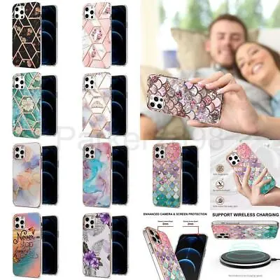 $10.99 • Buy For IPhone 12 11 Pro Max XR XS 8 7 Plus Mini SE2 Marble Pattern TPU Case Cover