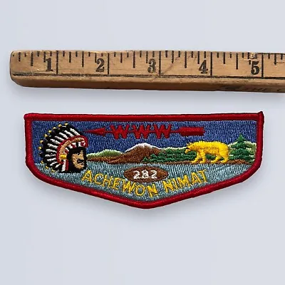 Achewon Nimat Lodge 282 OA Flap San Francisco Patch BSA Vintage Boy Scout • $74.99