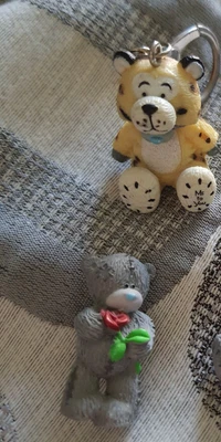 £1 • Buy Me To You Leopard Keyring & Figurine Tiepin New