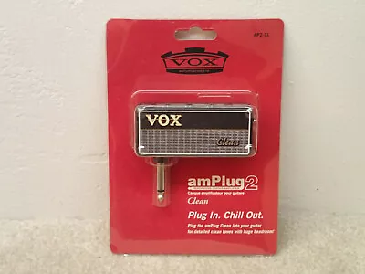 Vox Amplug 2 Clean Headphone Guitar Amplifier AP2-CL Unused Old Stock • $50.96