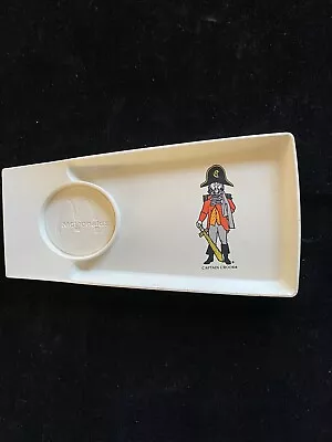 1970's Vintage McDonald Kids Happy Meal Tray Kids Plate Captain Crook  • $9.99