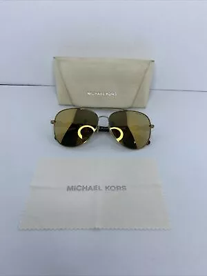 MICHAEL KORS Gold AVIATOR MK1015 Pandora Womens Sunglass • $25