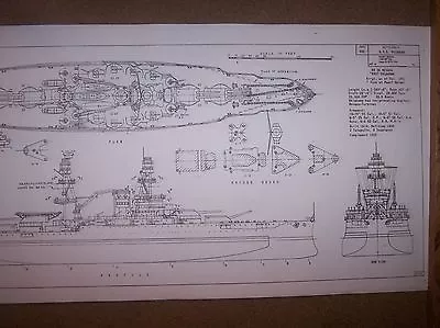 USS OKLAHOMA BB 37 Ship Boat Model Boat Plan • $19.99