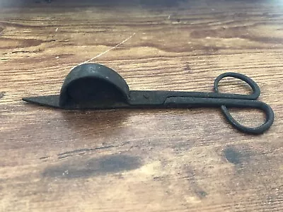 Vintage PRIMITIVE CAST IRON Cigar Snuffer Candle Wick Cutter ANTIQUE Civil War • $49.99