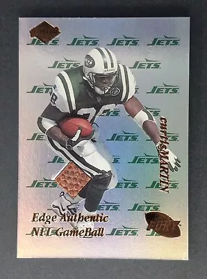 1999 Collector's Edge Fury NFL Game Used Ball #CM Curtis Martin NY Jets HOF • $7.49