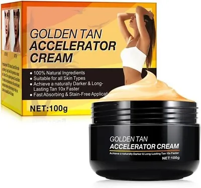 Premium Tanning Accelerator CreamTanning OilSunbed Cream Instensive Brown Ta • £7.99