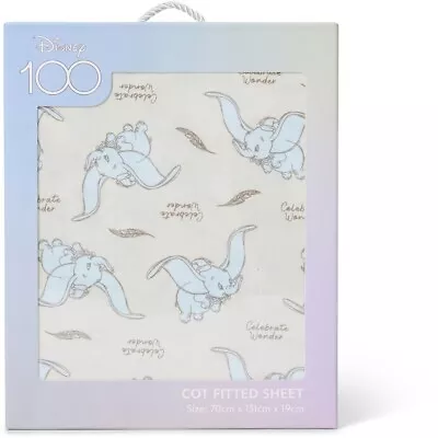 ~ Disney 100 Years ~ Dumbo Cot Fitted Set ~ Baby ~ Nursery ~ • $64.99