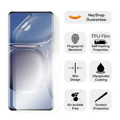 2x Huawei Mate 40 Pro P40 P50 Pro Hydrogel Full Coverage Film Screen Protector • £3.36
