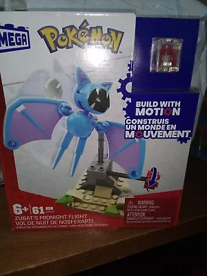 Mega Construx Pokemon Zubats Midnight Flight 61 Pieces HKT19 BRAND NEW SEALED  • $5.49