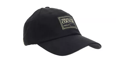 Versace Jeans Couture Black/Gold Label Patch Logo Cap-One Size • $89.98