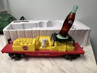 K Line K721-5101 Coca Cola Operating Rotating Bottle Searchlight Car O Scale • $57.99