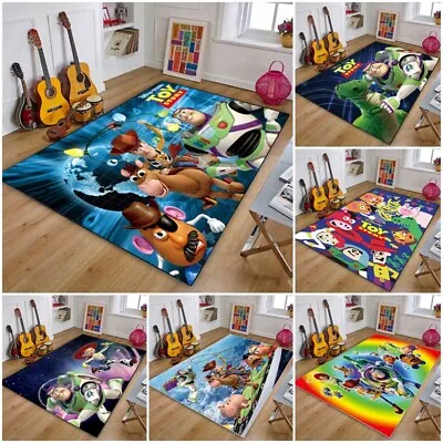£23.99 • Buy Toy Story Floor Rug Bedroom Living Room Carpet Anti-Slip Doormat Floor Mats Gift
