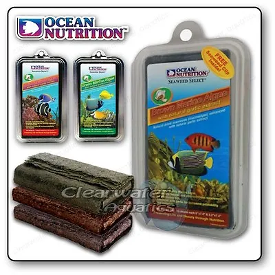 Ocean Nutrition Dried Seaweed Select Nori Aquarium Marine Algae Reef Fish Food • £9.99