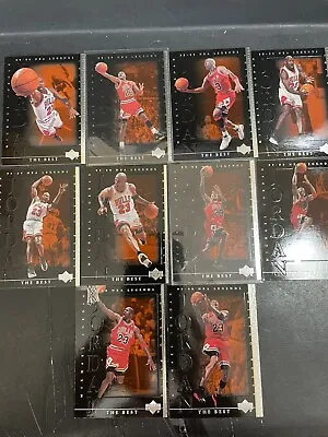 Michael Jordan 99/00 UD Legends The Best #81-90 Complete 10 Card Set • $39.99