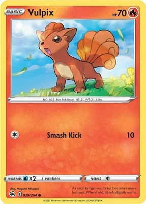$1.24 • Buy [2x] Vulpix (29, #029/264) SWSH08: Fusion Strike NM Pokemon