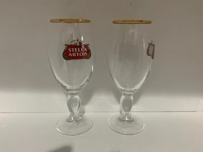 £7.95 • Buy 2 X  Stella Artois Half Pint Beer Glasses Brand New
