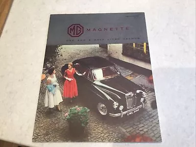 1958 59 Mg Magnette One & Half Litre 1.5 Brochure • $15.50