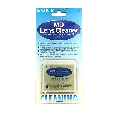 Sony MiniDisc MD Lens Cleaner (MD-6LCL) • $89.95