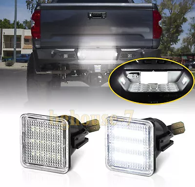 2Pcs Rear Bumper LED License Plate Light Tag Lamp For Toyota Tacoma Tundra 16-22 • $12.50