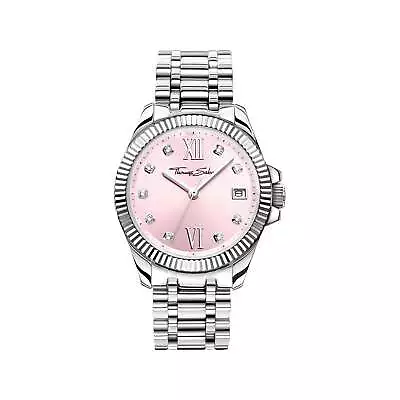 Genuine THOMAS SABO Divine Pink Watch With Stones Silver-coloured • $549