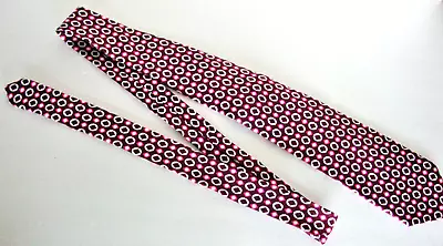 Men's Vera Bradley For Baekgaard Silk Tie In Pink Cupcakes Pattern Never Worn • $12.99
