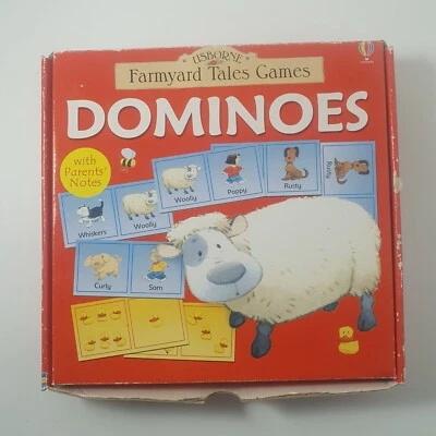 £15.12 • Buy Usborne Farmyard Tales Games Dominoes Children's Tile Game 2002 Kids Educational