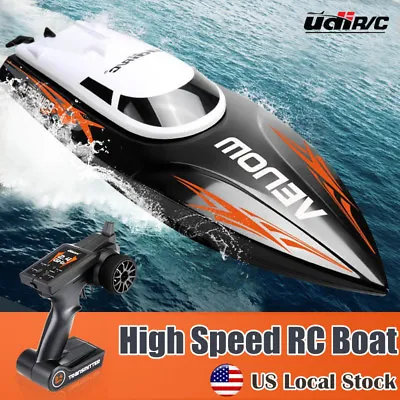 UDIRC Venom 2.4GHz RC Electric Boat High Speed Racing Remote Control Boat Black • $39.98