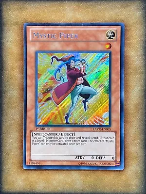 Yugioh Mystic Piper EXVC-EN005 Secret Rare 1st Ed LP • $29.99