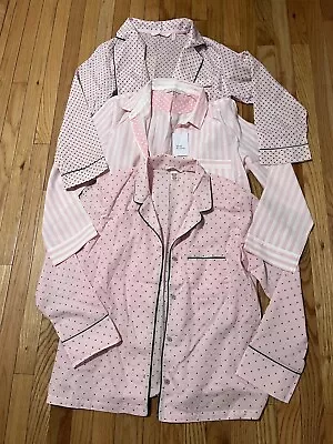 NWT Lot Of 3 Victoria’s Secret Button Up Pajama Shirts • $10