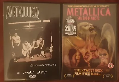 Metallica DVDs - Cunning Stunts & Some Kind Of Monster • £3.99