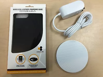 QI Wireless Leather Charging Case + Verizon Qi Charger For IPhone 6+ / 6S+ / 7+  • $14.95