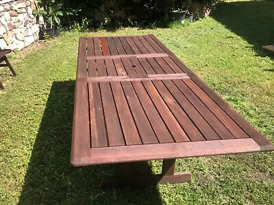 $700 • Buy Kwila Outdoor Dining Table (extendable) With 8x Chairs