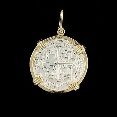 Atocha Sunken Treasure Jewelry - Medium Pieces Of 8 Silver Coin Pendant • $89.95