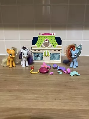 My Little Pony Dress Shop Case Bundle - 3 Ponies Accessories 2015 Hasbro • £7