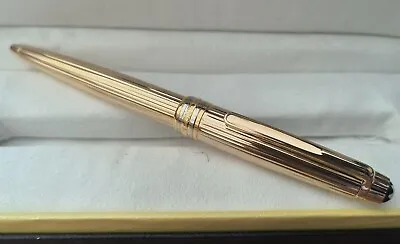 Luxury 164 Metal Series Stripe Gold Color 0.7mm Ballpoint Pen NO BOX • $24.70