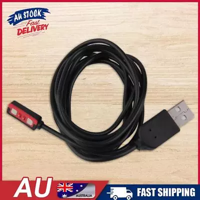 AU USB Charging Cable Charger Adapter For Pebble Steel Smartwatch Watch Black • $8.91