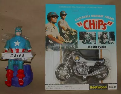 California Highway Patrol 'CHiPs' Motorcycle Bike NISP 1977 Fleetwood Ponch Jon • $47.99