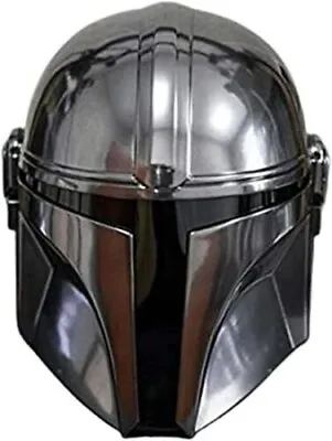 Mild Steel Mandalorian Helmet Medieval Helmet For Halloween Costume Theater Role • $120