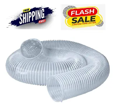 Wire Hose For Leaf Lawn Vacuum Vac Clear Reinforced Heavy Duty 6  By 10 Feet New • $75.99