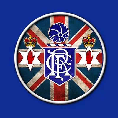 £3 • Buy Rangers Fc Ulster Northern Ireland LINFIELD Fc Chelsea Badges  Scottish ⚽️