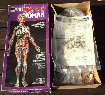 Vtg REVELL ~ No. H-901 ~ THE VISIBLE WOMAN ~ 1977 Copyright Model Kit • $29.99