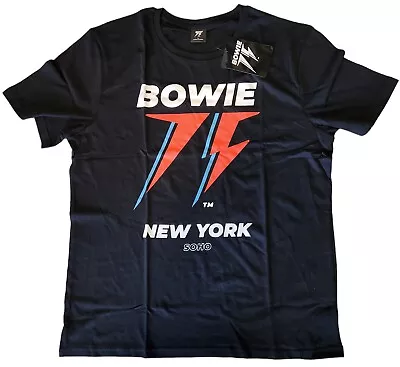 DAVID BOWIE 75th New York T-Shirt (L Black) • $29.99