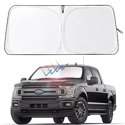 Custom Fit 2015-2020 Ford F-150 Truck Windshield Sun Shade Foldable Cover Shield • $15.88