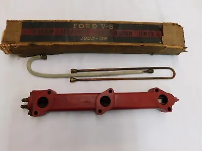 NOS 1932 1936 Ford V8 Steam Heater Conversion Exhaust Manifold 1933 1934 1935 • $339
