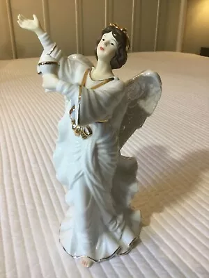 O'Well Porcelain “Angel Holding A Torch” Figurine  EXCELLENT Mint Condition • $31.99