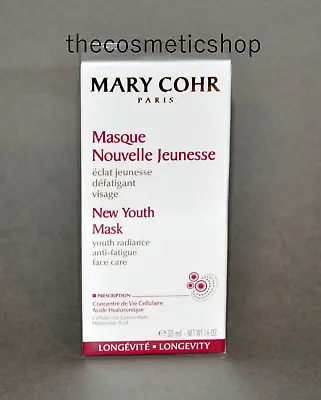 Mary Cohr Masque Nouvelle Jeunesse - New Youth Mask - Face Care 50ml FREE S&H • £53.94
