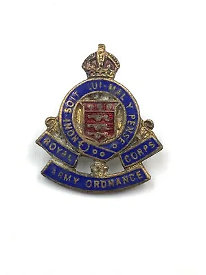 £3.85 • Buy Vintage Royal Army Ordnance Corps Collecatble Pin Badge British Military