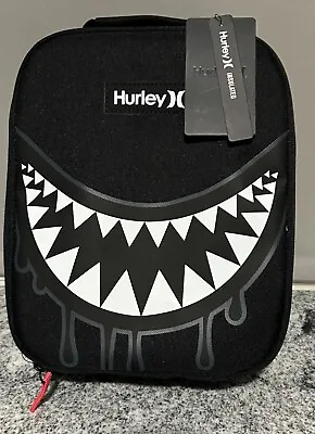 Hurley Boys/Men’s Insulated Lunch Box Tote Bag- Shark Bite Edition • $15.99