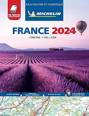 France 2024 - Tourist & Motoring Atlas Multi-flex By Michelin • £13.79